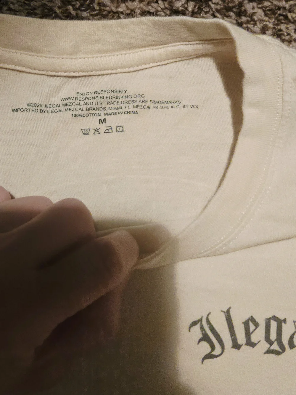 Ilegal Dice Club Graphic Tee - Cream